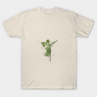 Drippy Green Hummingbird T-Shirt